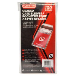Pack de 100 sleeves Evoretro – Cartes gradées PSA