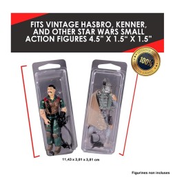 Pack de 50 coques de protection Evoretro – Action Figures 3,75"
