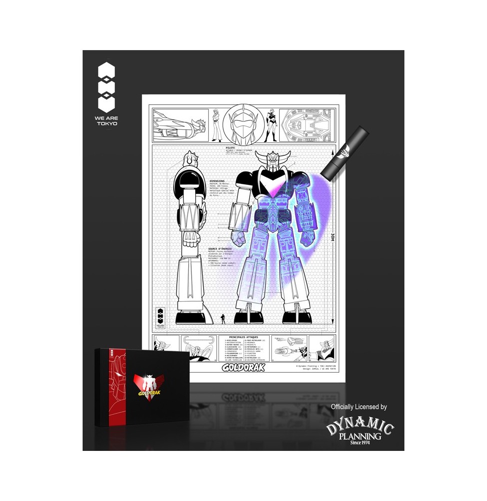 Artprint Goldorak – Robot (UV Print A4)