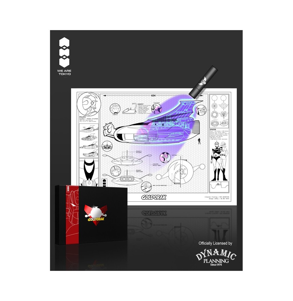 Artprint Goldorak – Spazer (UV Print A3)