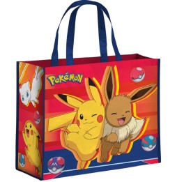 Sac cabas Pokémon – Pikachu & Évoli (PP 45×40×20 cm)