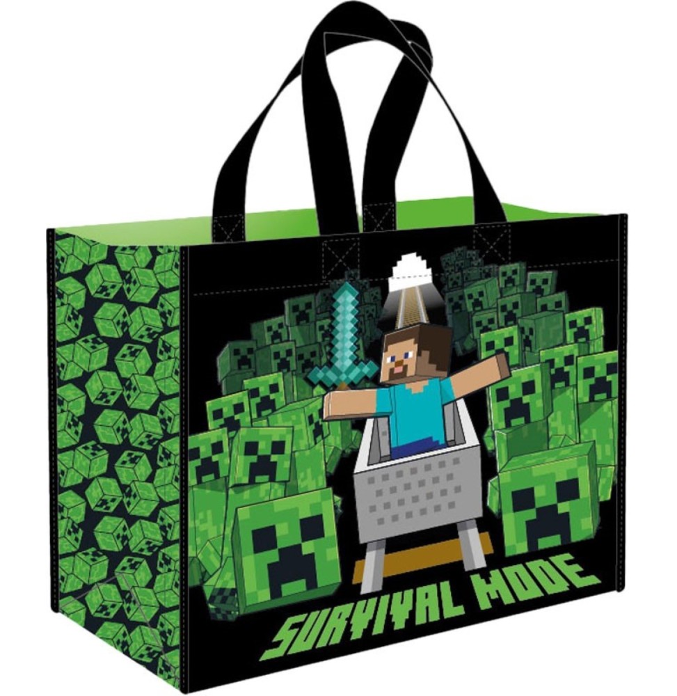 Sac cabas Minecraft – (PP 45×40×20 cm)