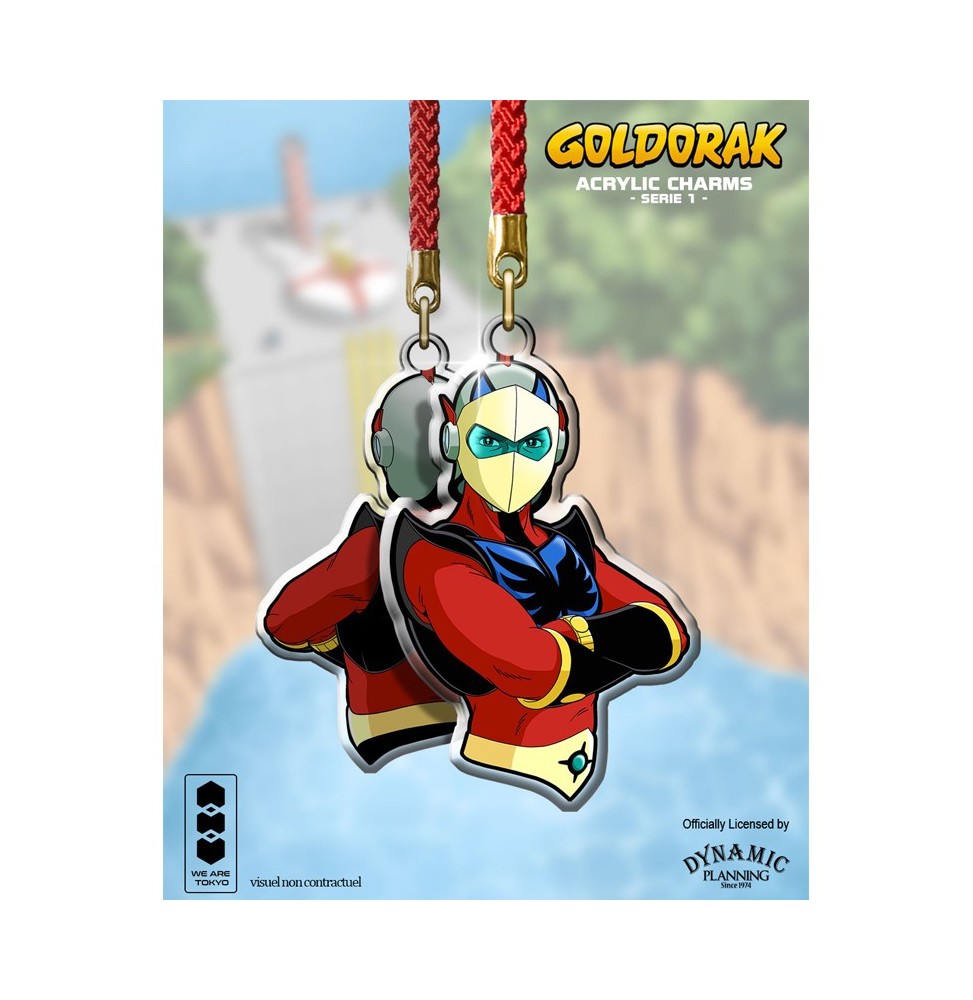 Charm Goldorak – Actarus (Acrylic Charm Série 1) 5 cm