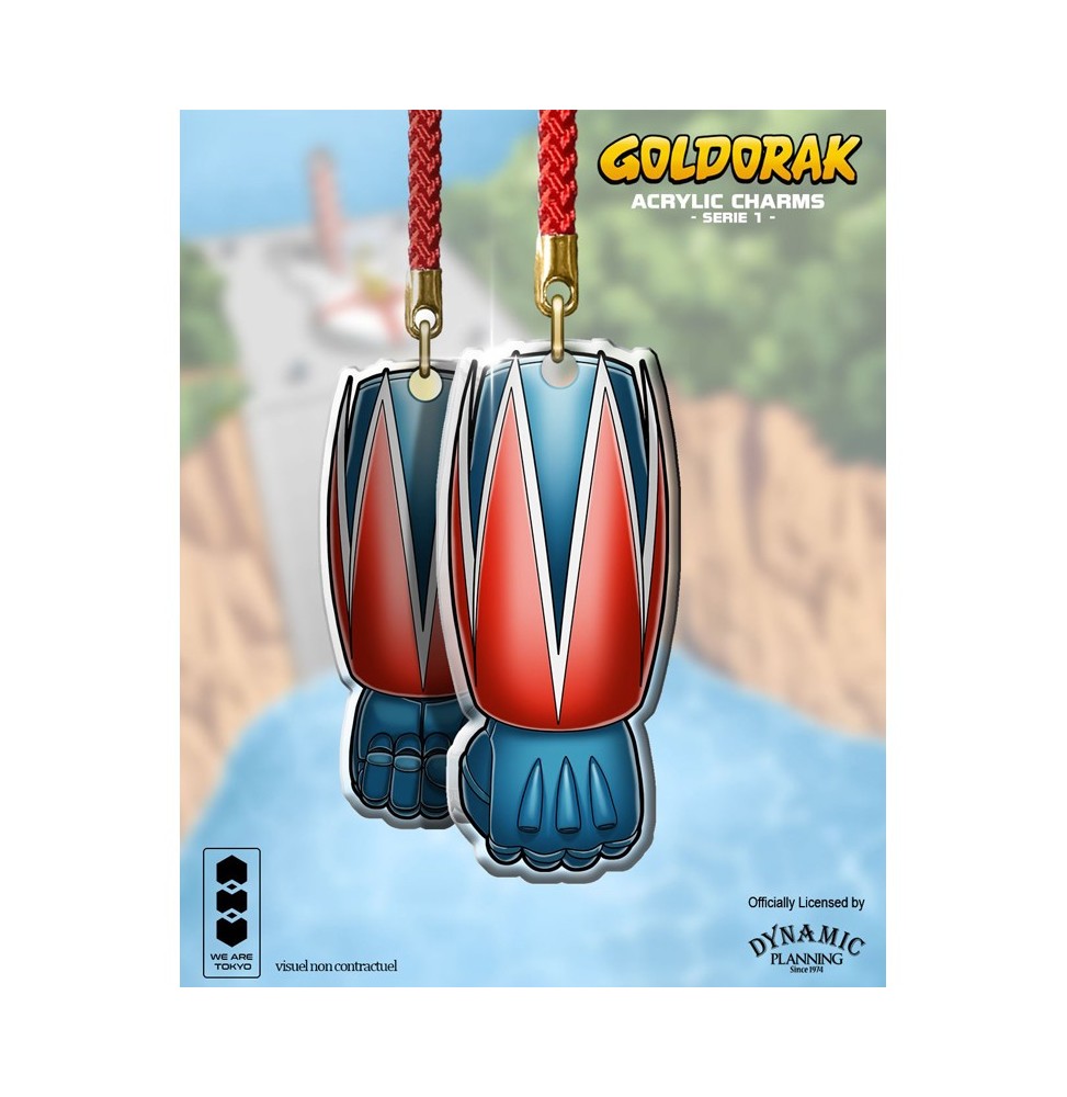 Charm Goldorak – Fulguro Poing (Acrylic Charm Série 1) 5 cm