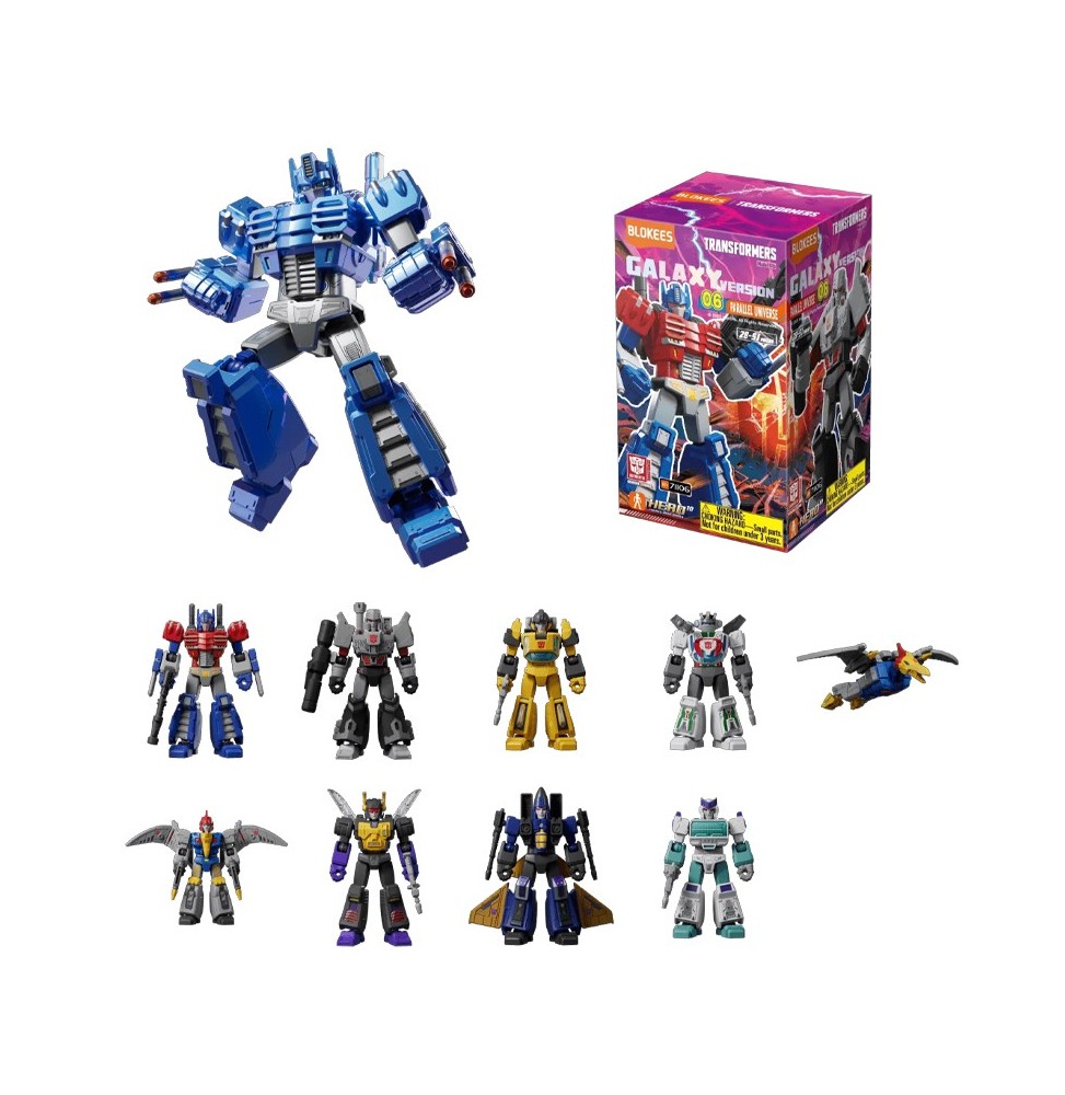 Maquette Transformers – Blokees Galaxy Version 06 Parallel Universe (Pack de 9)