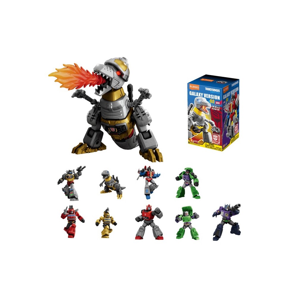 Maquette Transformers – Blokees Galaxy Version 02 SOS (Pack de 9)