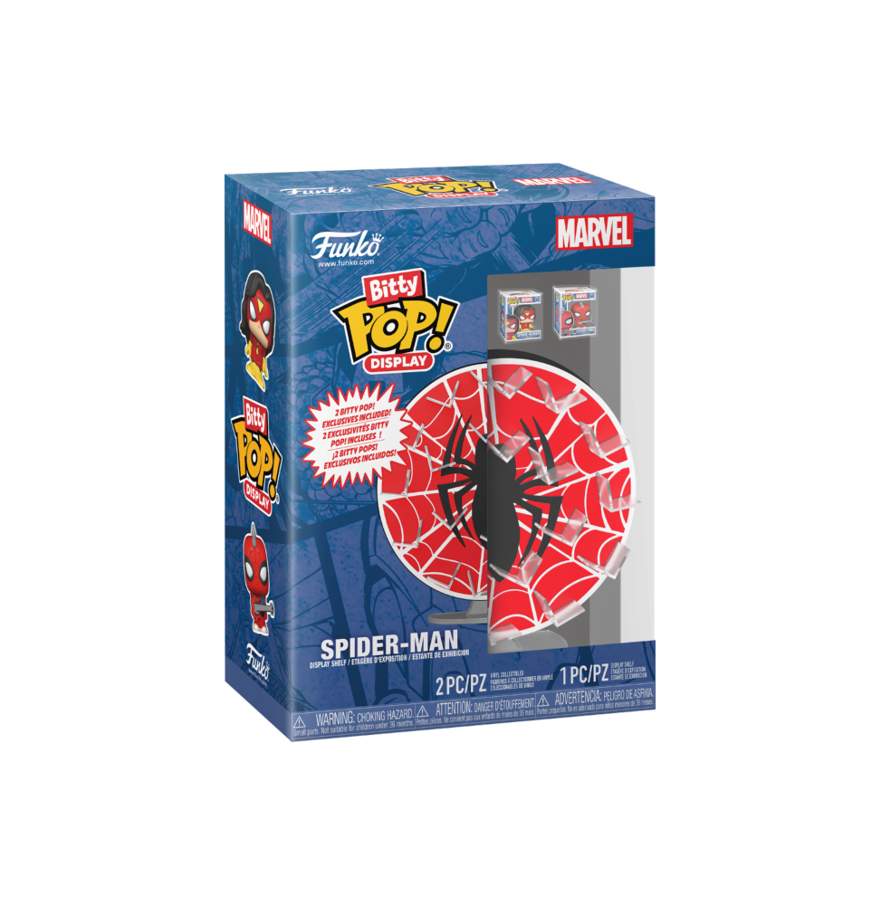 Funko Bitty Pop ! Marvel – Spider-Man Web (Display)