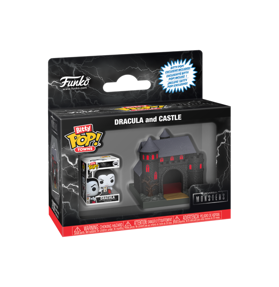 Funko Bitty Pop ! Universal Monsters – Dracula (Town: Castle)