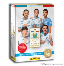 Coffret Panini Football - 125 Ans Olympique de Marseille (Boite de 50 Cartes + 2 Autographes)