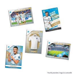 Coffret Panini Football - 125 Ans Olympique de Marseille (Boite de 50 Cartes + 2 Autographes)
