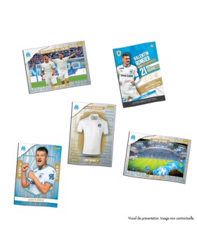 Coffret Panini Football - 125 Ans Olympique de Marseille (Boite de 50 Cartes + 2 Autographes)