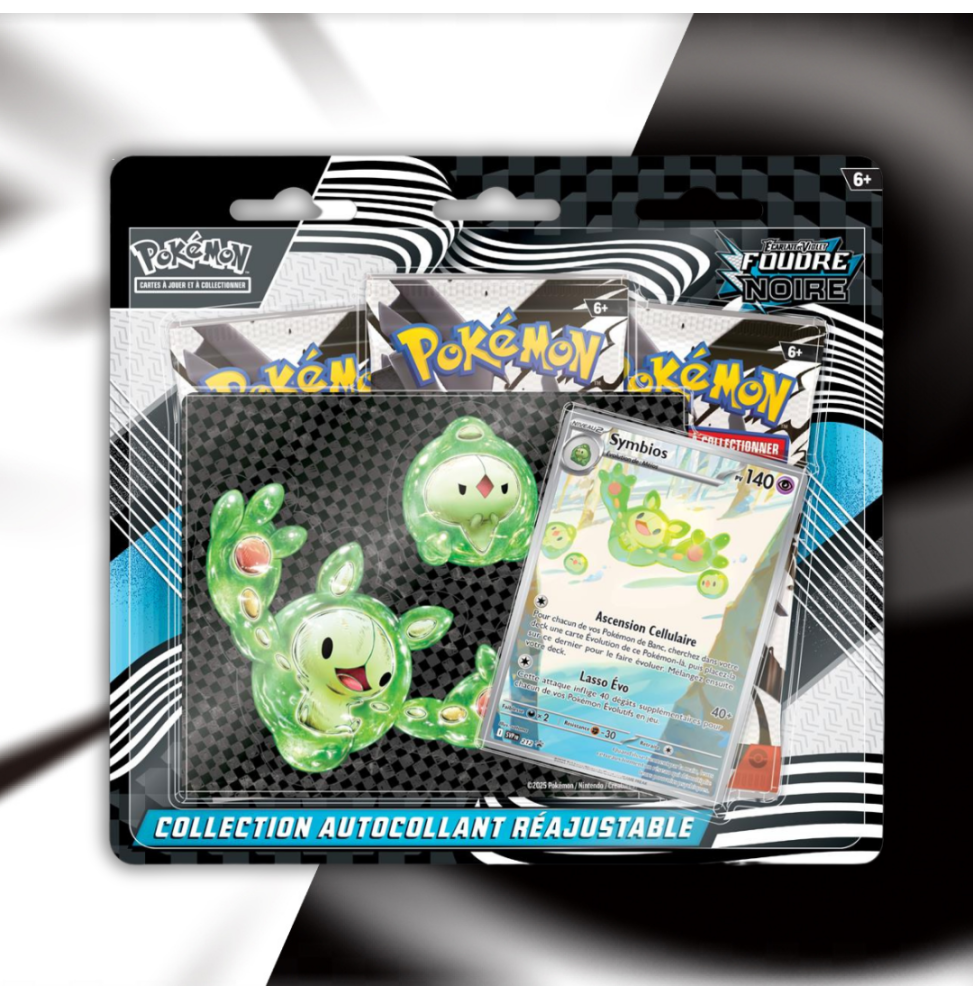Pack Collection Autocollant Symbios Pokémon Écarlate et Violet - Foudre Noire (EV 10.5)