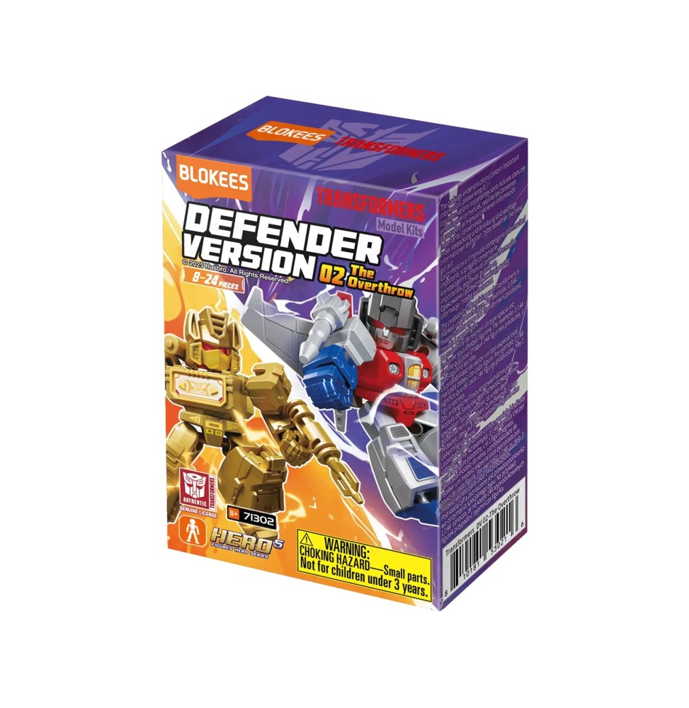 Mini-Maquette Transformers Defender Version 02 : The Overthrow (Modèle Aléatoire)