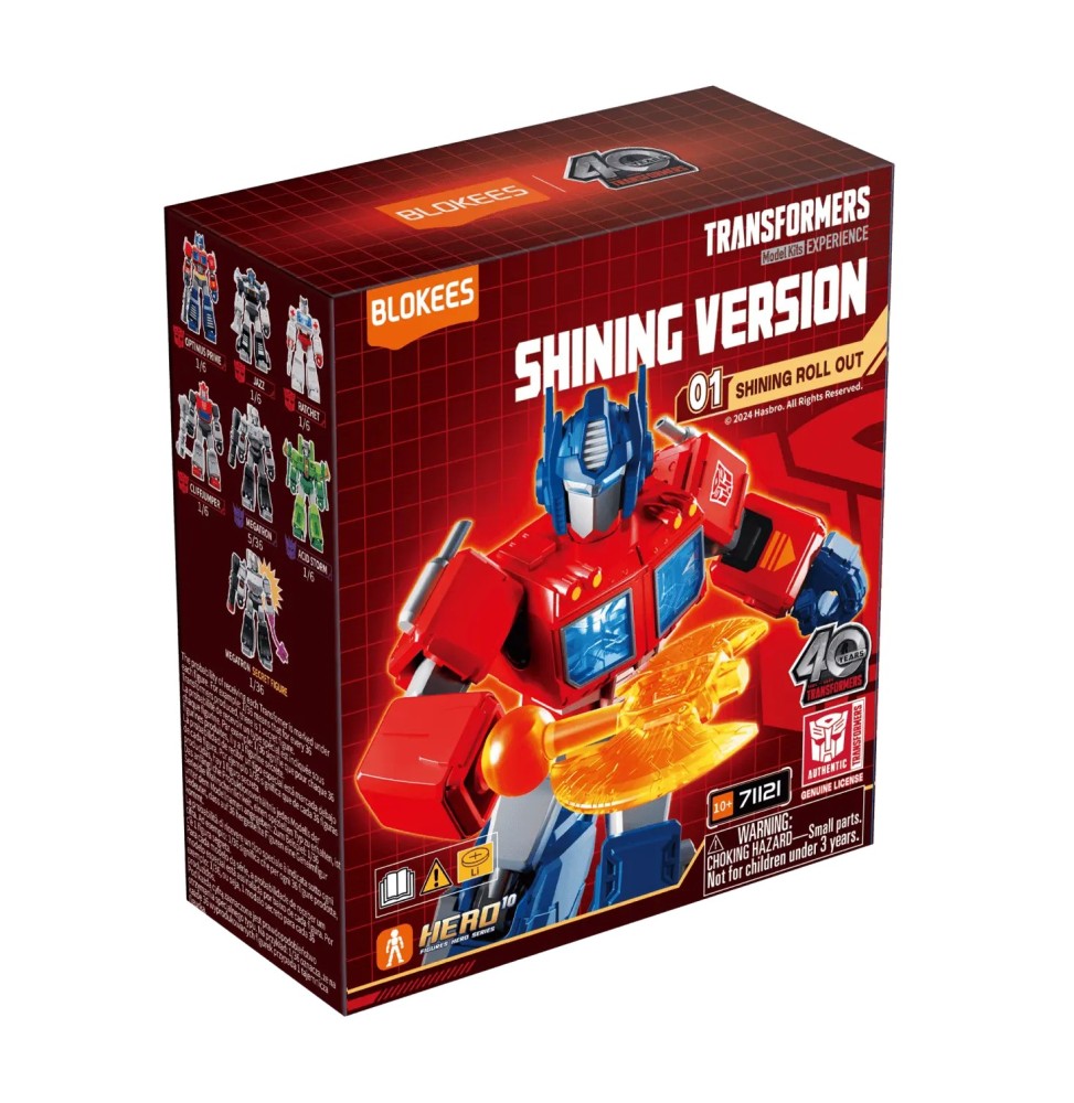 Mini-Maquette Transformers Shining Version 01 : Shining Roll Out (Modèle Aléatoire)