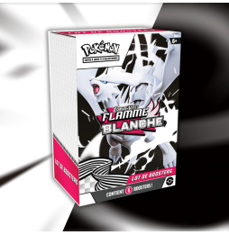 Bundle 6 Boosters Pokémon Écarlate et Violet - Flamme Blanche (EV 10.5)