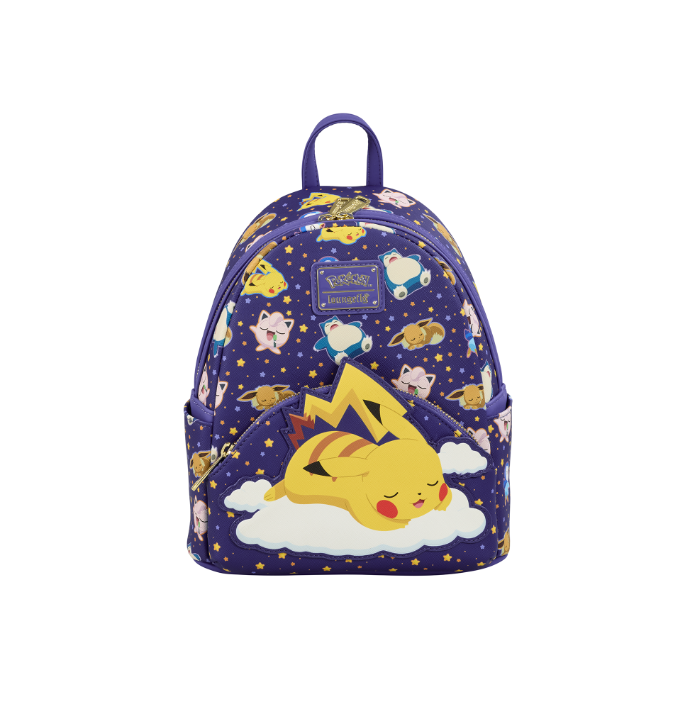 Mini sac à dos Loungefly Pokémon – Sleeping Pikachu and Friends
