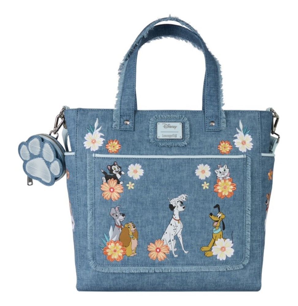 Sac à dos convertible Loungefly Disney – Dogs & Cats Faux Denim