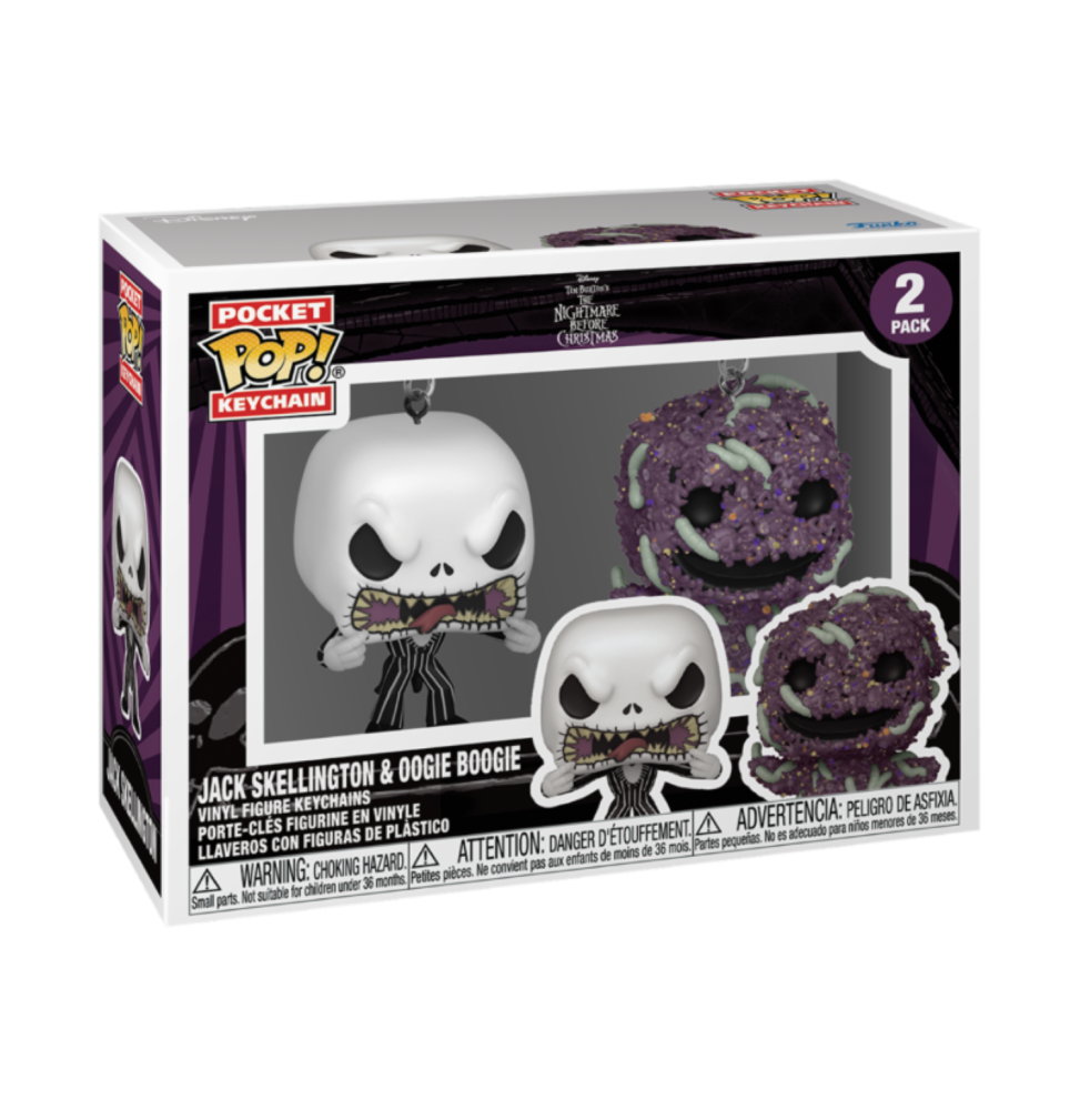 Funko Pocket Pop ! The Nightmare Before Christmas – Jack & Oogie (2-Pack)