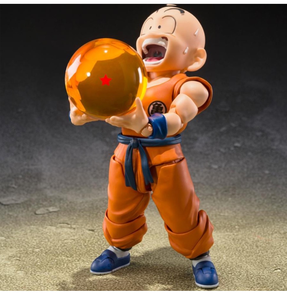 Figurine Dragon Ball Z – Krillin & Son Goku Old Friend (SH Figuarts) 11 cm