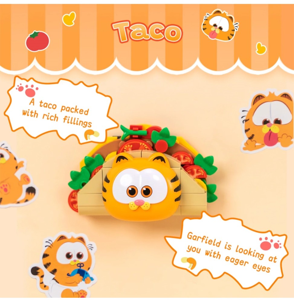 Magnet à Construire Pantasy - Garfield Tacos (Set 86819)