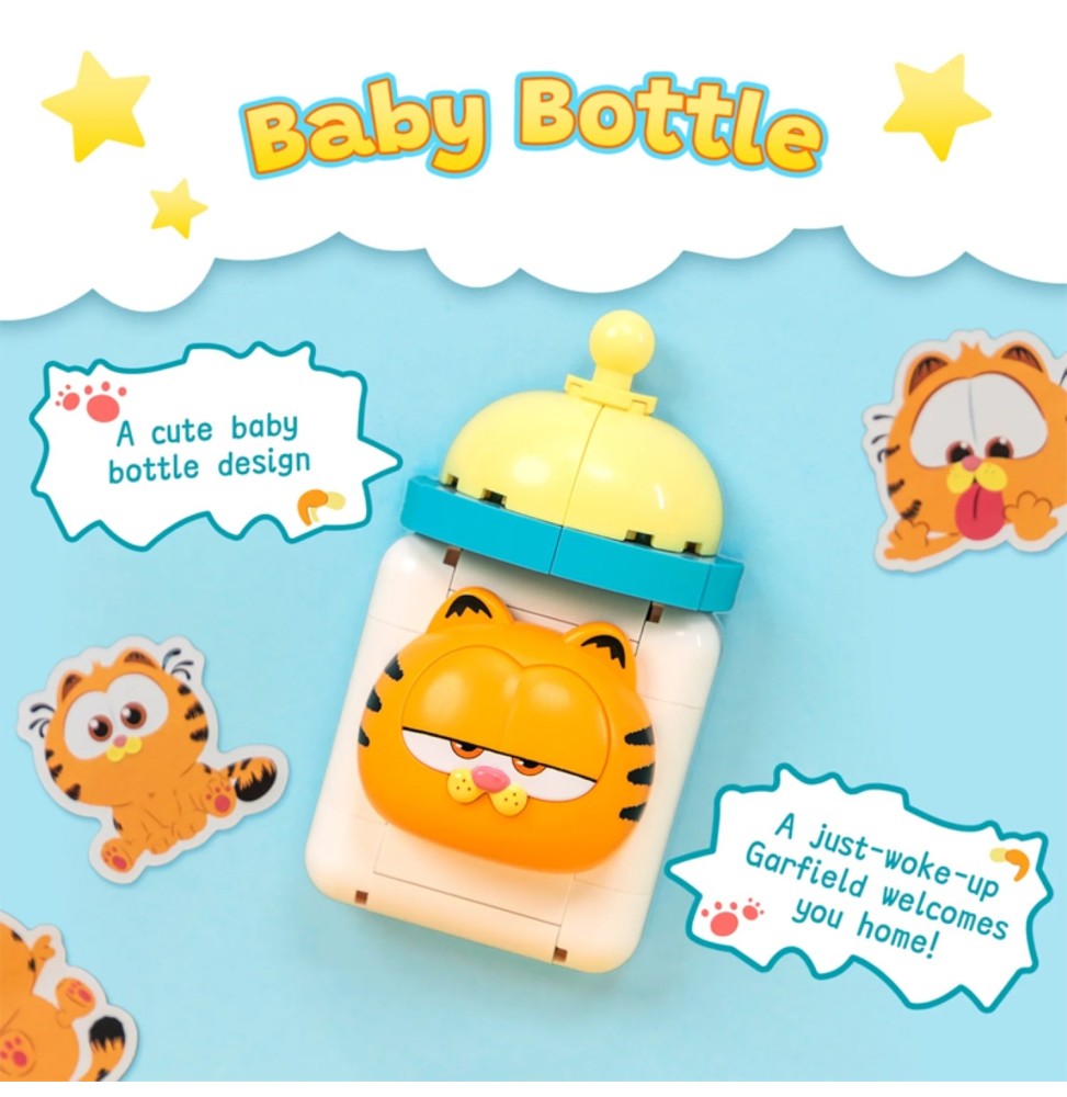 Magnet à Construire Pantasy - Garfield Baby Bottle (Set 86818)