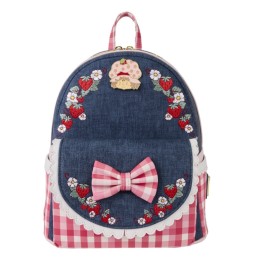 Mini sac à dos Loungefly Charlotte aux Fraises – Faux Denim