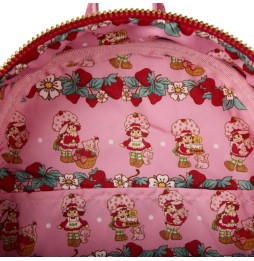 Mini sac à dos Loungefly Charlotte aux Fraises – Faux Denim