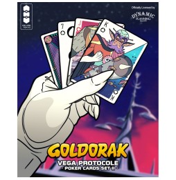 Jeu de 54 Cartes Poker Vega – Goldorak (Protocole Véga)