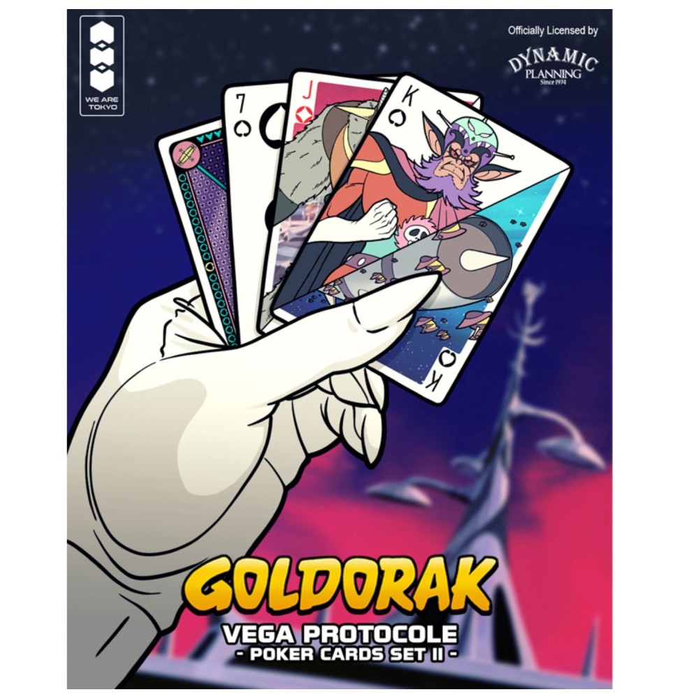 Jeu de 54 Cartes Poker Vega – Goldorak (Protocole Véga)