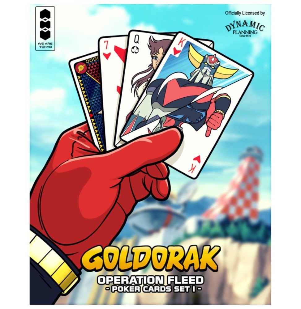 Jeu de 54 Cartes Poker Actarus – Goldorak (Opération Fleed)