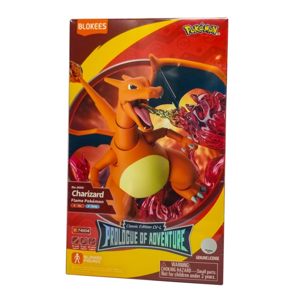 BLOKEES Maquette Pokémon Classic Edition - Dracaufeu