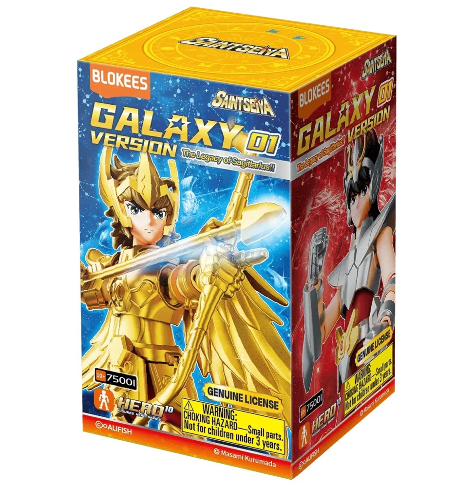 Mini-Maquette BLOKEES Saint Seiya Galaxy Version 01 : Legacy of Sagittarius !! (Modèle Aléatoire)