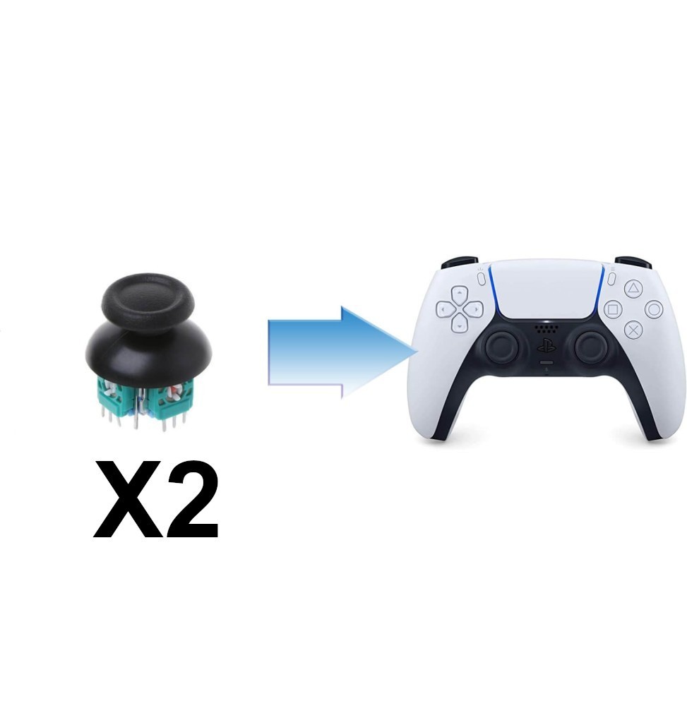 Changement 2 Joysticks Manette PS5