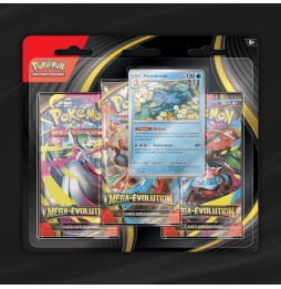 Pack 3 Boosters Pokémon ME01 Méga Évolution (Modèle Aléatoire)