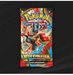 Pack 3 Boosters Pokémon ME01 Méga Évolution (Modèle Aléatoire)