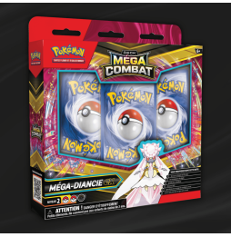 Deck Pokémon Méga Combat - Méga-Diancie Ex / Méga-Ectoplasma Ex (Modèle Aléatoire)