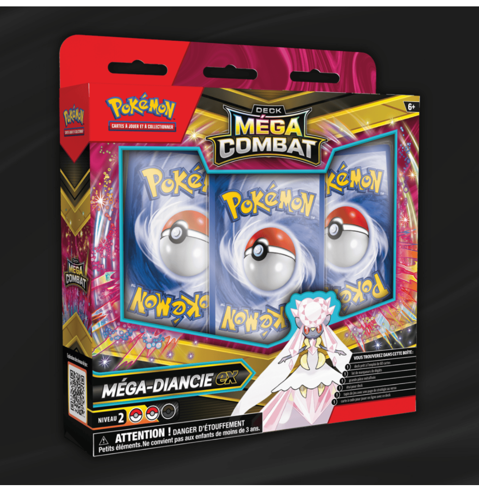 Deck Pokémon Méga Combat - Méga-Diancie Ex / Méga-Ectoplasma Ex (Modèle Aléatoire)