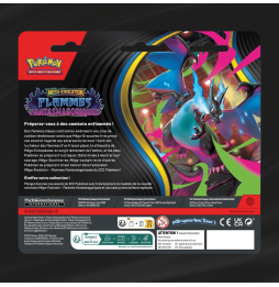 Pack 3 Boosters Pokémon ME02 Méga Évolution : Flammes Fantasmagoriques - Farfuret / Dimoret (Modèle Aléatoire)