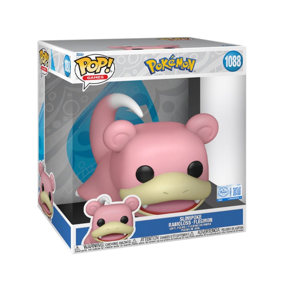 Funko Pop ! Pokémon - Ramoloss / Slowpoke (Jumbo)