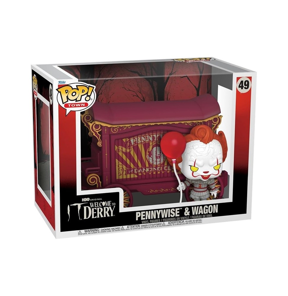 Funko Pop Town ! It Welcome To Derry - Pennywise And Wagon