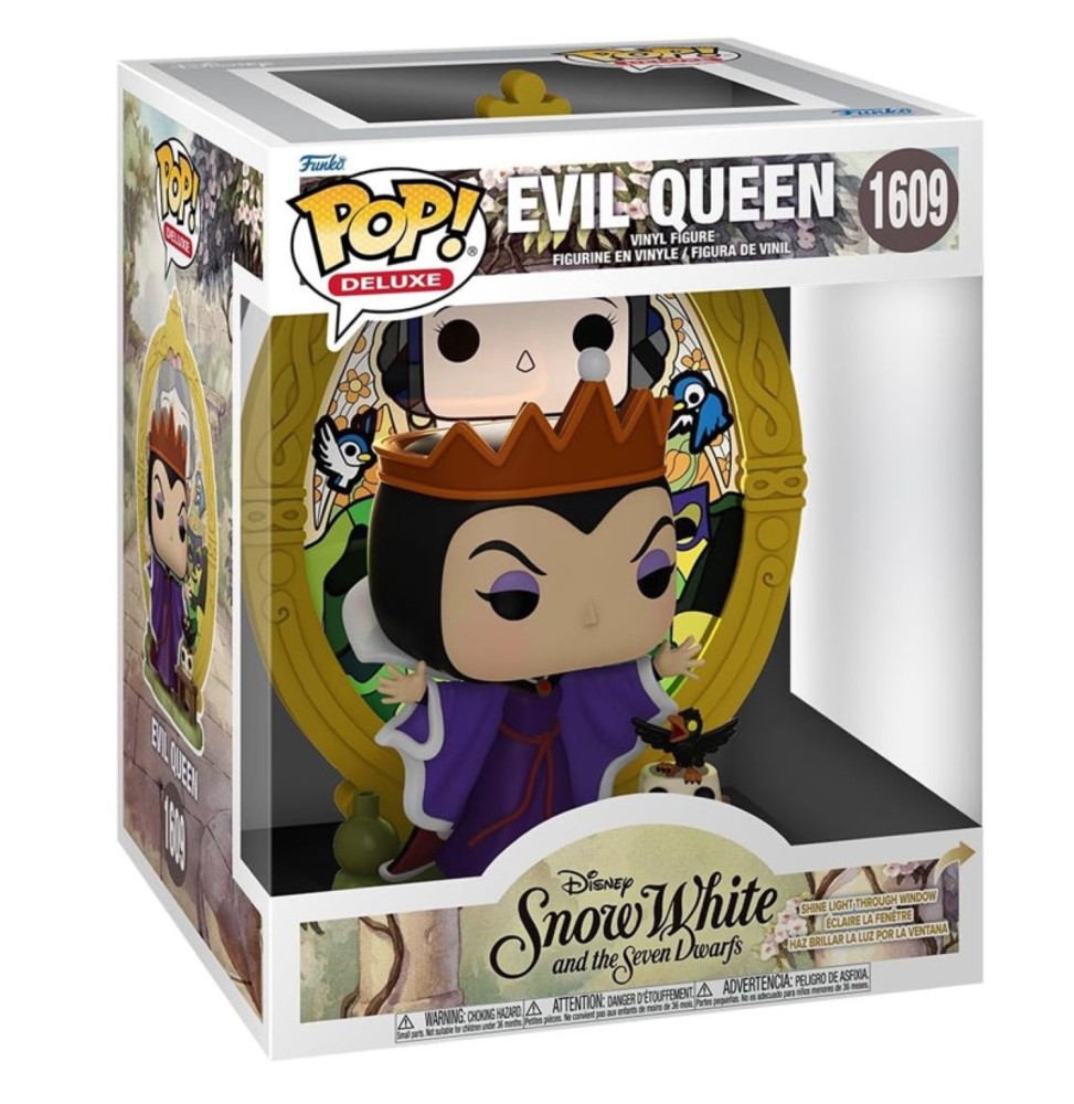 Funko Pop Deluxe ! Disney Villains - Evil Queen Stained Glass