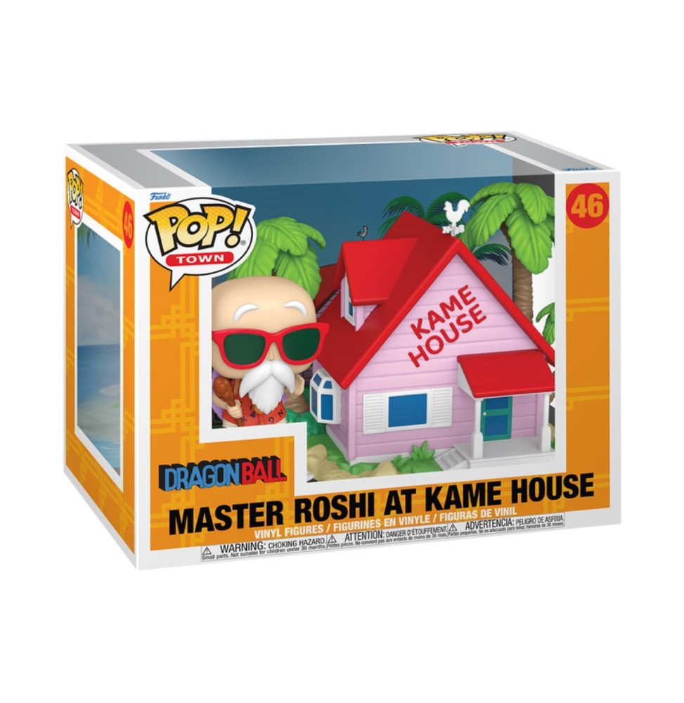 Funko Pop Town ! Dragon Ball Z - Kame House Master Roshi Tortue Geniale