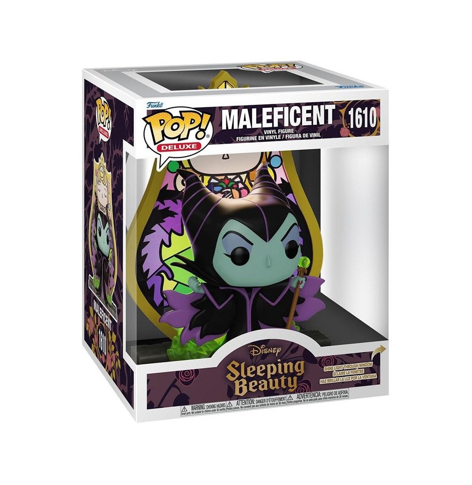 Funko Pop Deluxe ! Disney Villains - Maleficent Stained Glass