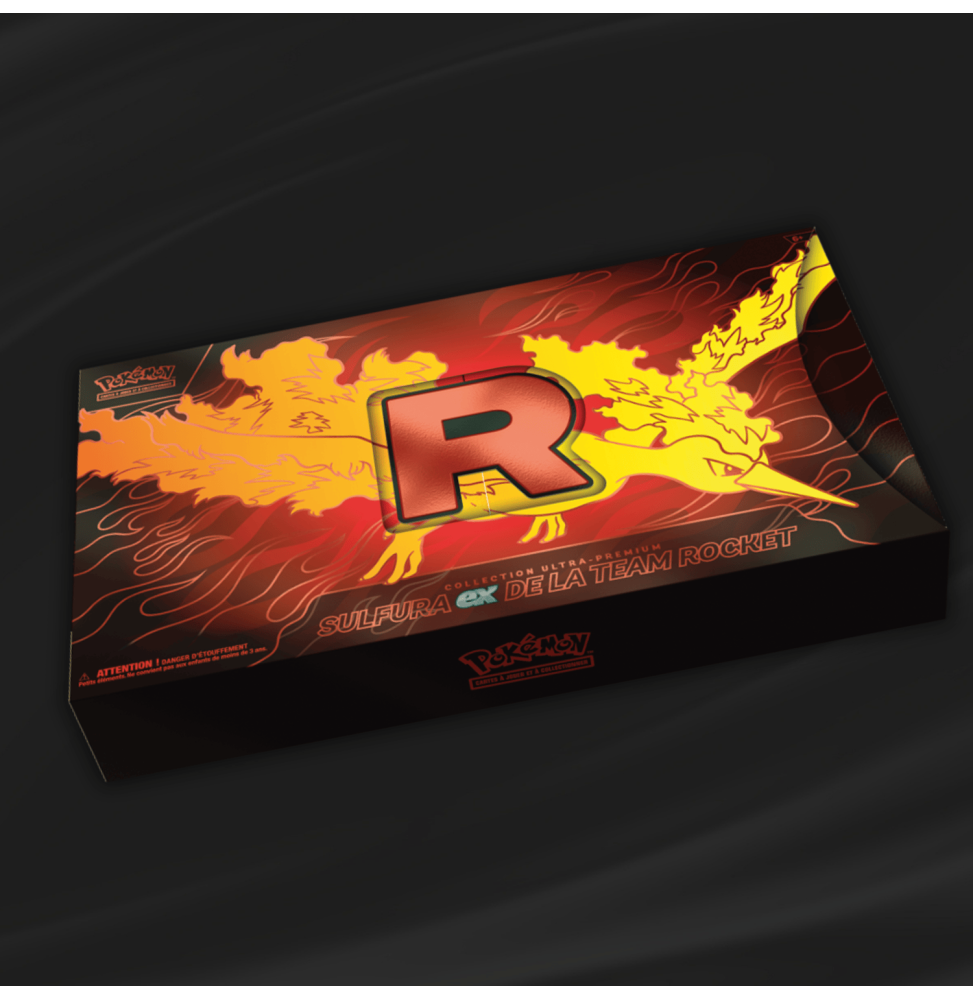 Coffret Pokémon Collection Ultra Premium Rivalités Destinées - Sulfura ex de la Team Rocket