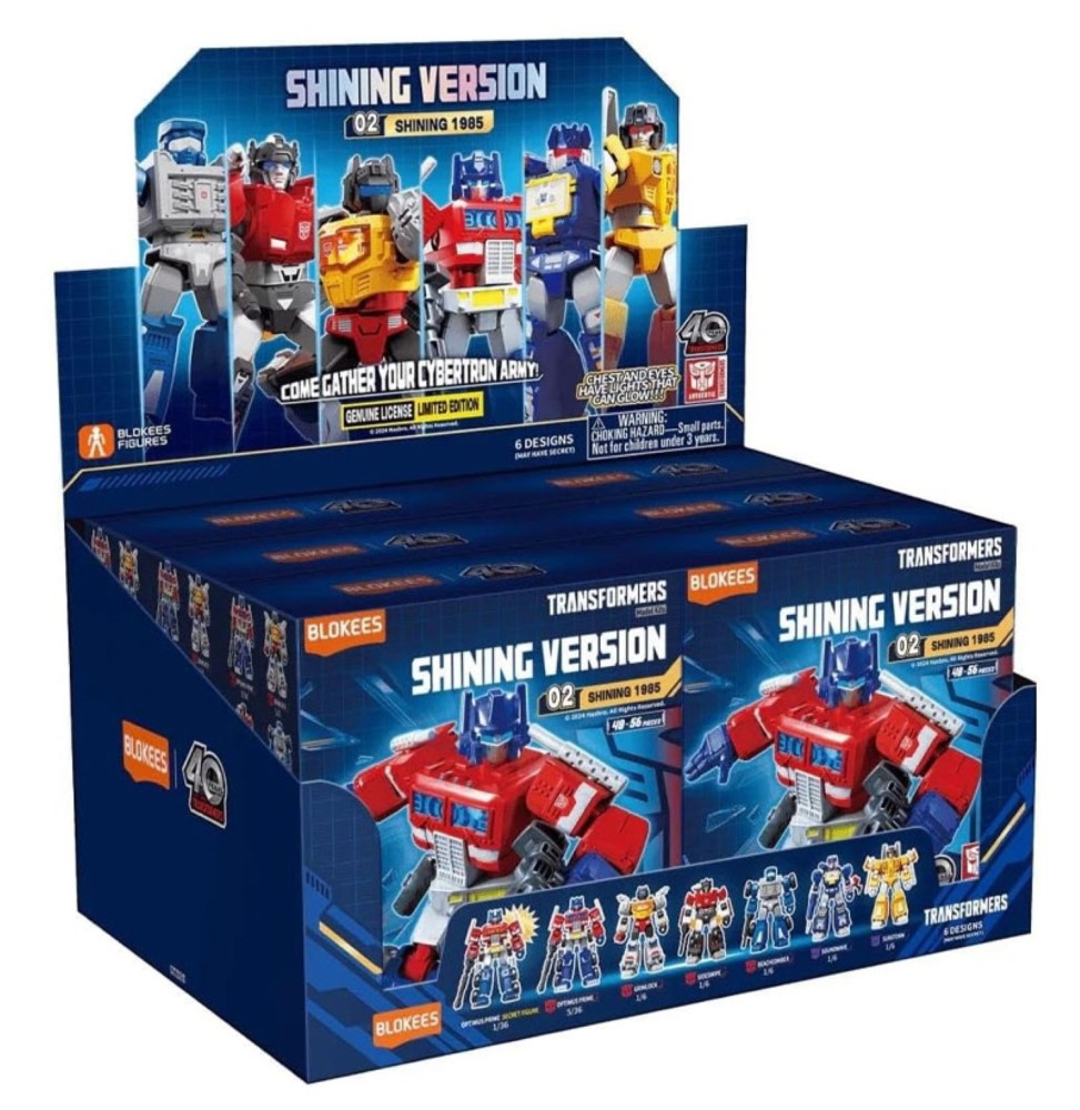Figurine Transformers – Blokees Shining Version 02 Shining 1985 (Pack de 6)