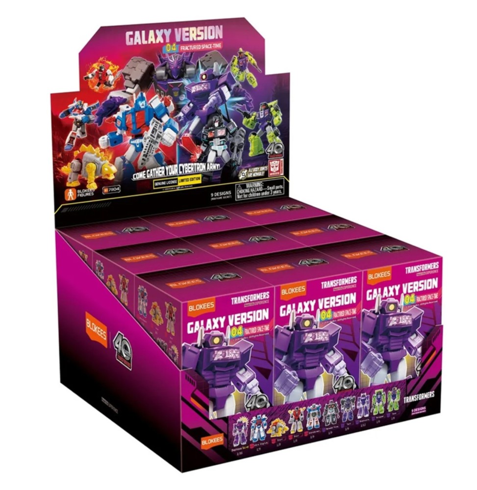 Figurine Transformers – Fractured Space Time (Galaxy Version 04, Pack de 9)