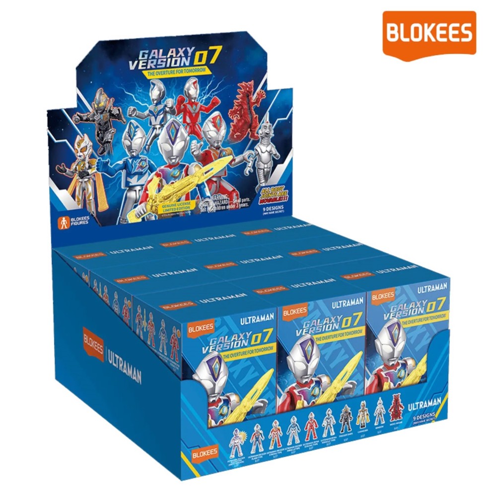 Display Mini-Maquettes Ultraman Galaxy Version 07 - Overture For Tomorrow (9 Blind Box)