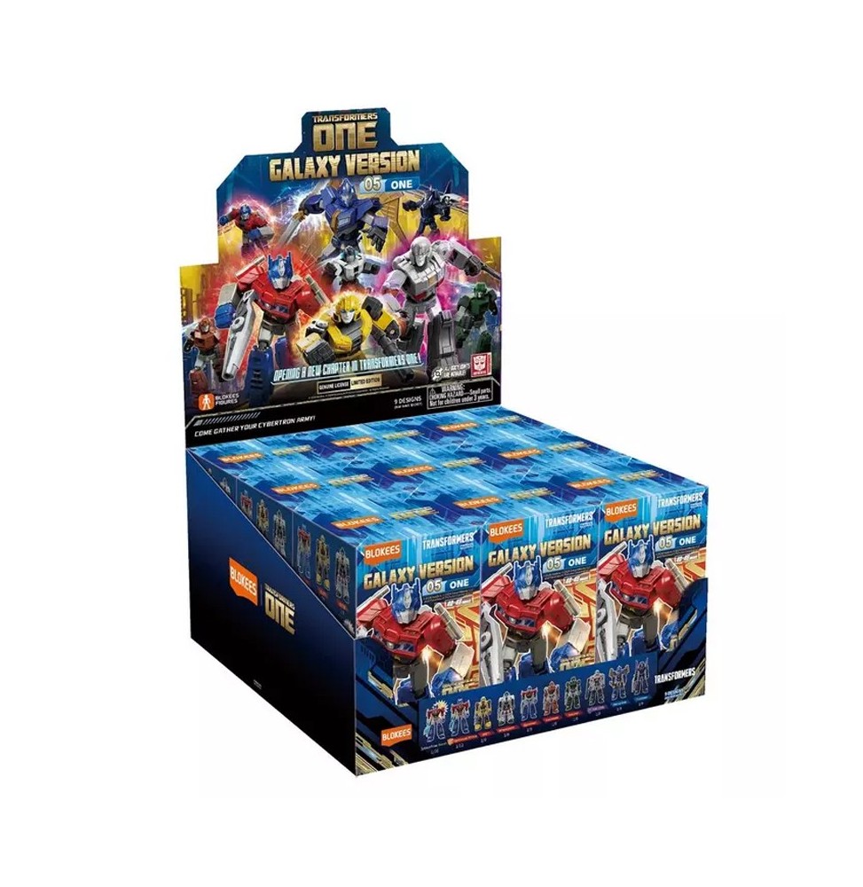 Figurine Transformers – Blokees Galaxy Version 05 One (Pack de 9)