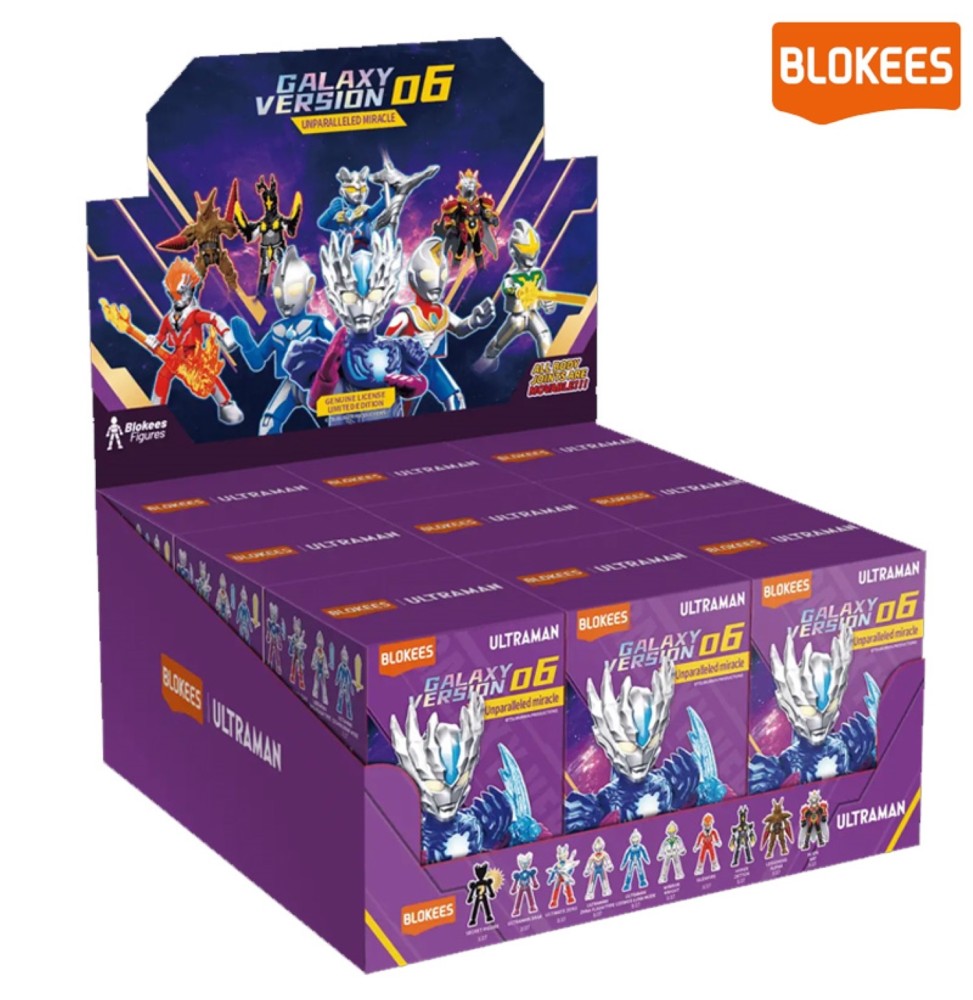 Display Mini-Maquettes Ultraman Galaxy Version 06 - Unparalleled Miracle (9 Blind Box)