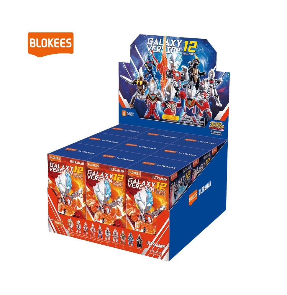 Display Mini-Maquettes Ultraman Galaxy Version 12 - Blazar S Starlight (9 Blind Box)
